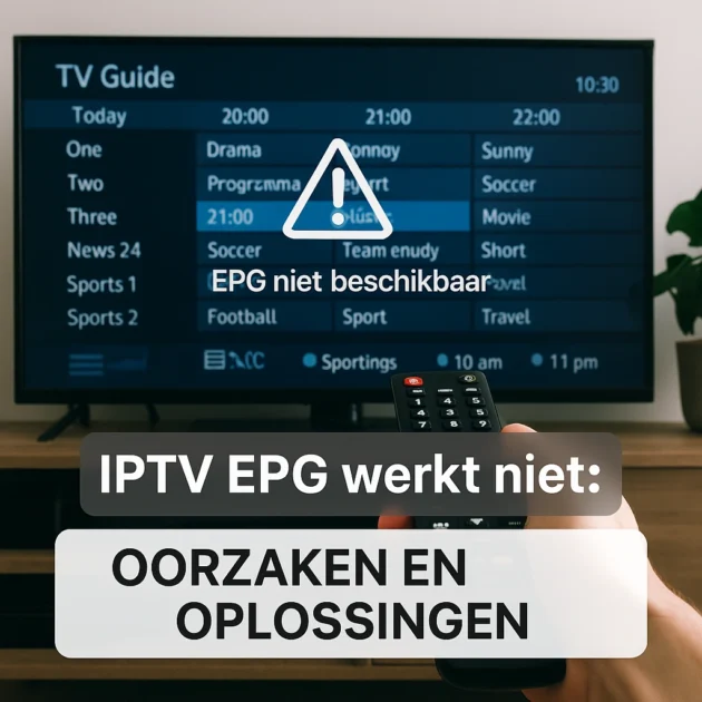 IPTV EPG werkt niet: oorzaken en oplossingen