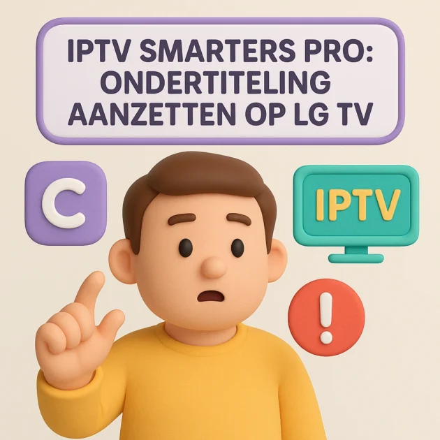 IPTV Smarters Pro: Ondertiteling Aanzetten op LG TV