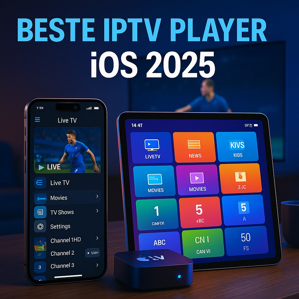 Beste IPTV Player iOS 2025 – Top Apps voor iPhone & iPad