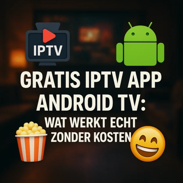 Gratis IPTV app Android TV: wat werkt echt zonder kosten