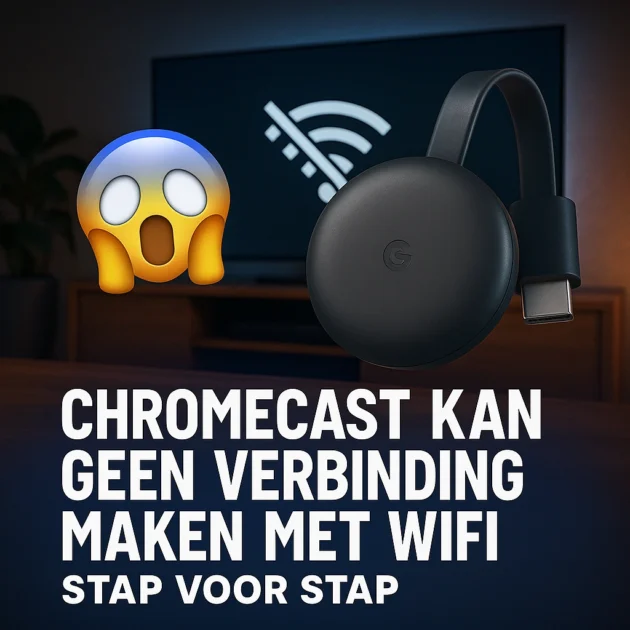 Chromecast kan geen verbinding maken met wifi